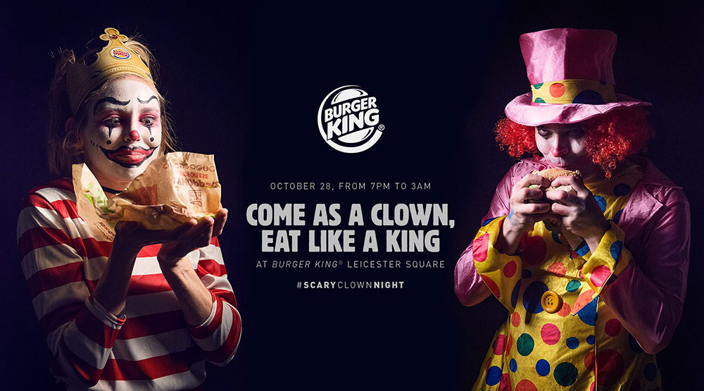 Реклама клоун